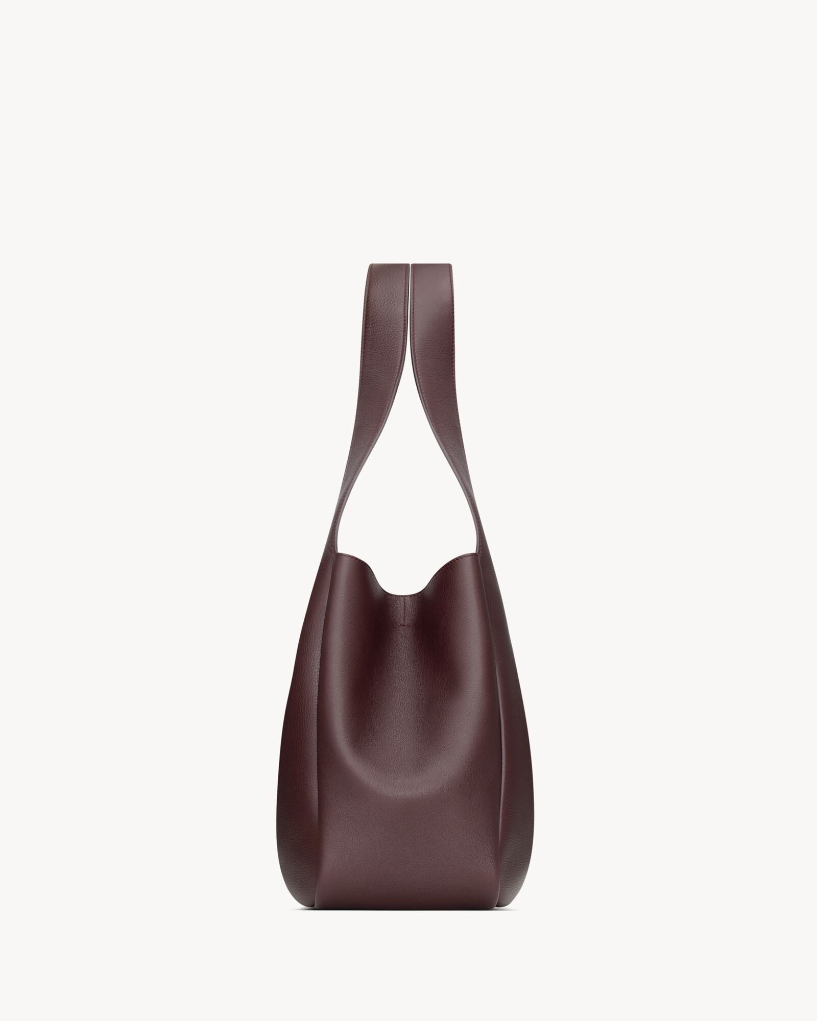 Le 5 À 7 bea in grained leather raisin